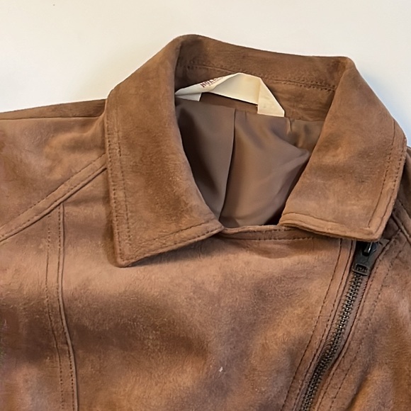 Hollister fringe faux suede crop jacket size small - Picture 4 of 13